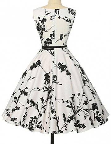 1950s vintage retro festliches kleid audrey hepburn kleid sommerkleid petticoat kleid Größe 3XL CL6086-11 - 