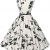 1950s vintage retro festliches kleid audrey hepburn kleid sommerkleid petticoat kleid Größe 3XL CL6086-11 -