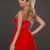 4546 Fashion4Young Damen Bandeau-Minikleid Kleid dress verfügbar in 2 Farben Gr. 34/36 (34/36, Rot) - 3