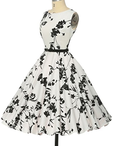 50s vintage retro festliches kleid sommerkleid kurz rockabilly kleid petticoat kleid Größe XL CL6086-11 - 5
