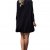 65-10 Japan Style von Mississhop Damen Longshirt Kleid Pulli Tunika Schwarz S - 