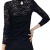 93-43 Japan Style von Mississhop Damen Kleid mit SpitzeTunika Minikleid Longshirt schwarz S - 2