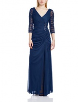 Adrianna Papell Damen Schlauch, Kleid, DRAP COVERED GN, GR. 42 (Herstellergröße: Size 16), Blau (Twilight) - 1