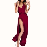 Ariymap Damen Sexy Drucken Sommer Kleid Ärmellos Quaste Cocktailkleider Partykleider Cocktailkleid - 1