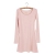 Ayliss® Frau Tunika Longshirt Damen Minikleid Longshirt Herbst Kleid Tops Pullover (Rosa) - 2