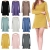 Ayliss® Frau Tunika Longshirt Damen Minikleid Longshirt Herbst Kleid Tops Pullover (Rosa) - 4