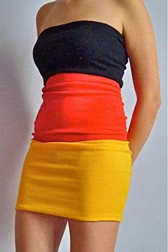 Damen Tube Kleid EM Deutschland 2016 One Size - 7