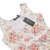 Damen Vintage Sommerkleid Traeger mit Flatterndem Rock Blumenmuster - 