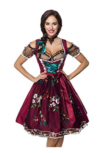 Dirndline Daman Dirndl inkl. Spitzenbluse L - 1