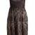ESPRIT Collection Damen Cocktail Kleid hochwertige Spitzenverzierung, Mini, Gr. 40 (Herstellergröße: L), Braun (TAUPE 240) - 