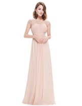 Ever Pretty Damen Lange Elegantes Abendkleid Festkleider 42 Blush - 1