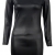 Fast Fashion Damen Kleid Plus Size Wetlook Dehnbar Bodycon Midi -
