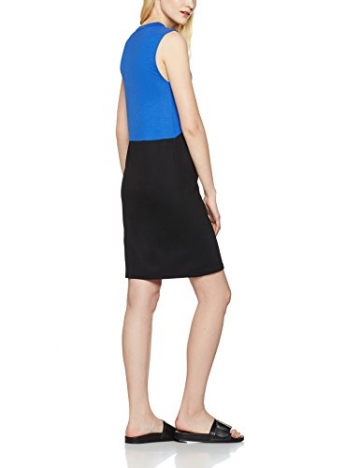 FIND Damen Kleid Colour Block Tunic, Blau (Black/Dazzling Blue), X-Large - 