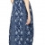 FIND Damen Kleid  Floral Maxi, Blau (Blue), 12 (Herstellergröße: Medium) - 
