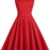 ihot 1950er Rockabilly Retro Kleid Rot 4