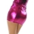 Jela London Wetlook Minikleid GoGo Kleid Bandeau Schlauch Etui Lack-Optik Leder-Look Glanz Einheitsgröße 34 36 38 Pink Fuchsia - 3