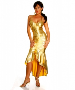 Kleid gold