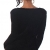 Luxestar Damen Strickkleid & Pullover weich & flauschig, schwarz Größe 32-38 - 