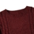 Mini-Strickkleid, Pulloverkleid Langarm in Rot mit Zopfmuster 6