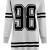 Neue Damen Anzahl 98 Baseball Stripe Langarm Thermische Sweatshirt Minikleid 44-46 Grey -
