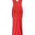 Neue Damen Rot Ärmellos Tief V-Ausschnitt Lang Abendkleid Gewand Cocktail Party Ball Kleid tragen Größe L 12-14 - 