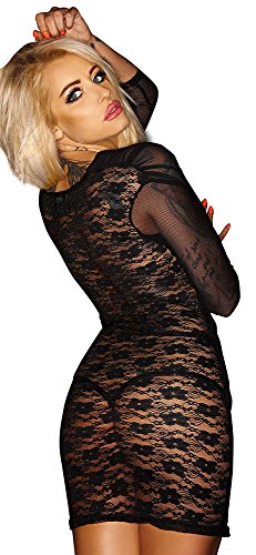 Noir Handmade Clubwear Damen-Kleid aus Tüll Partykleid Größe XX-Large - 2
