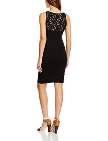 ONLY Damen Kleid 15118870, Schwarz (Black), 40 (Herstellergröße: L) - 