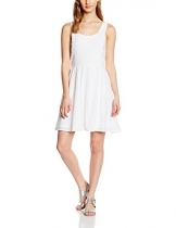 ONLY Damen Kleid Onlpaula Fairy S/L Dress Wvn, Weiß (Bright White), 36 -