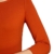 oodji Ultra Damen Jersey-Kleid Basic, Orange, DE 38 / EU 40 / M - 4