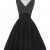 Partykleid 1950er Style Cocktailkleider Schwarz Kleid Sommer Kleid XL BP093-1 - 