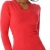 Sexy Longpulli Pullover Minikleid mit V-Auschnitt Einheitsgr. 34,36 und 38 -verschiedene Farben (one size, Apricot) -