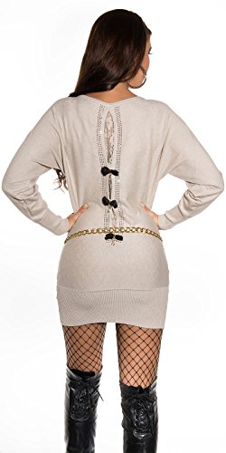 Sexy Pullover mit Strass und Spitze am Rücken Koucla by In-Stylefashion SKU 0000ISF53201 - 3