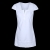 SUNNOW® Elegant Damen Sommerkleid Kurzarm Strandkleid Casual Spitze Blumen Rock Partykleid Tunika Frauen T-Shirt Blusen (M, 1 Weiß) - 