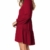 Tunika Kleid Rot - Boho Casual Kleid mit Raffung 2