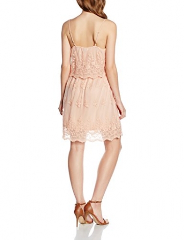 VERO MODA Damen Kleid Vmkiki S/L Mini Dress, Rosa (Rose Dust Rose Dust), 38 (Herstellergröße: M) - 