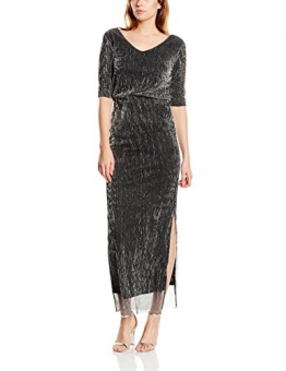 Vila Damen Kleid Gr. 36 EU (Herstellergröße: S), Silber (Silver) - 1